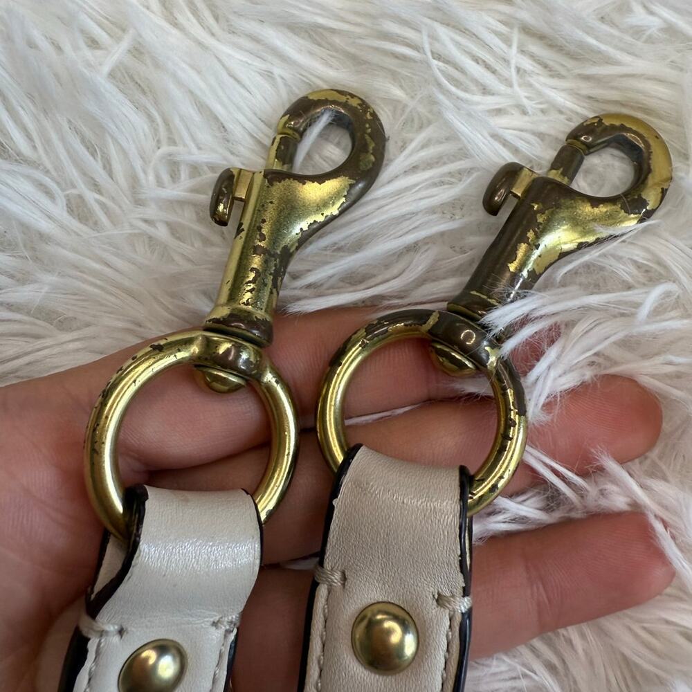 COACH Cream Gold Replacement Strap - Picture 3 of 6